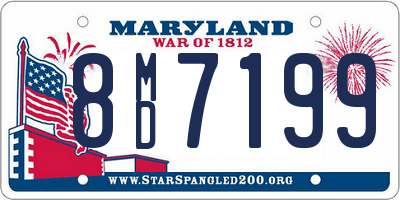 MD license plate 8MD7199