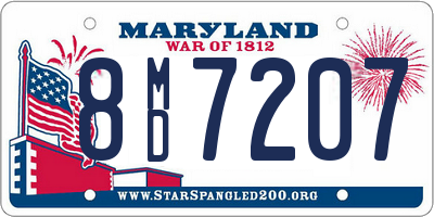 MD license plate 8MD7207