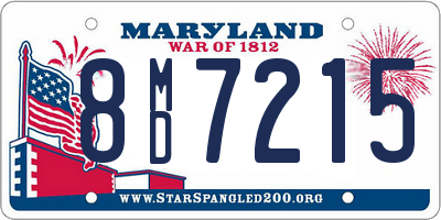 MD license plate 8MD7215