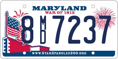 MD license plate 8MD7237