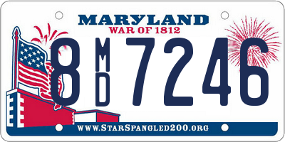 MD license plate 8MD7246