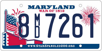 MD license plate 8MD7261