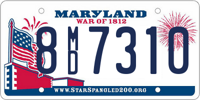 MD license plate 8MD7310