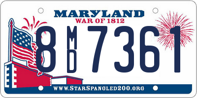 MD license plate 8MD7361