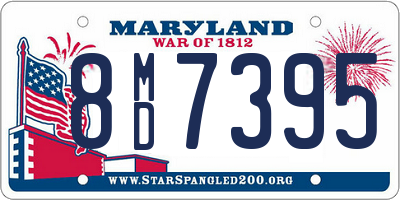 MD license plate 8MD7395