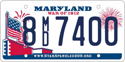 MD license plate 8MD7400