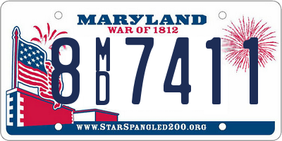 MD license plate 8MD7411