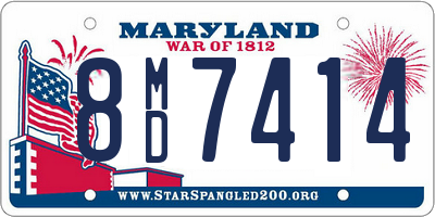 MD license plate 8MD7414