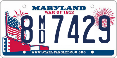 MD license plate 8MD7429