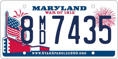 MD license plate 8MD7435