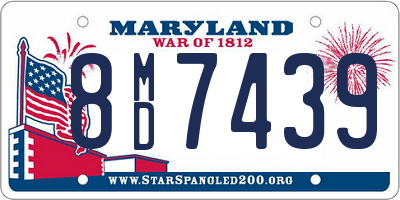 MD license plate 8MD7439