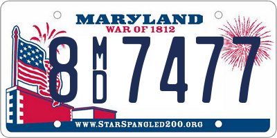 MD license plate 8MD7477