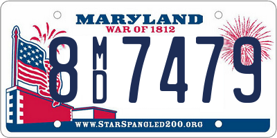 MD license plate 8MD7479