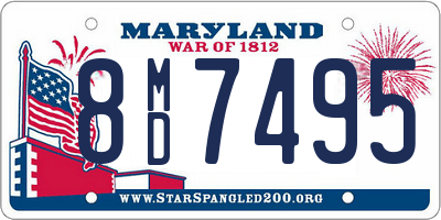 MD license plate 8MD7495