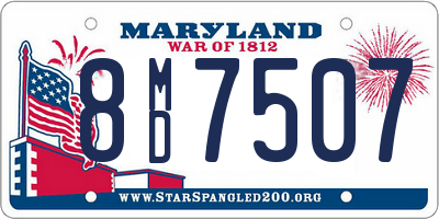MD license plate 8MD7507