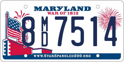 MD license plate 8MD7514