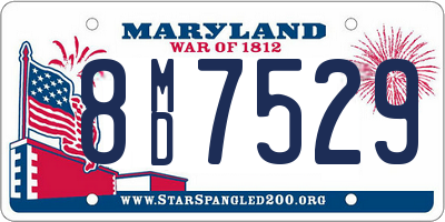 MD license plate 8MD7529