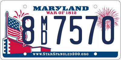 MD license plate 8MD7570