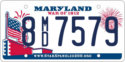 MD license plate 8MD7579