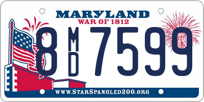 MD license plate 8MD7599