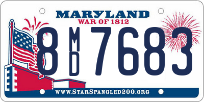 MD license plate 8MD7683