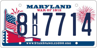 MD license plate 8MD7714