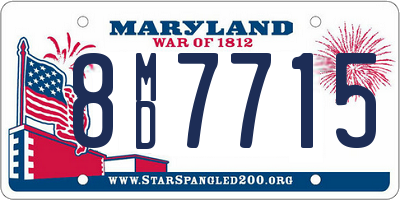MD license plate 8MD7715