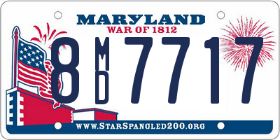 MD license plate 8MD7717