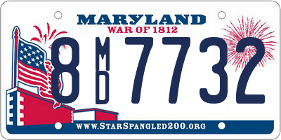 MD license plate 8MD7732