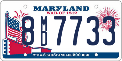 MD license plate 8MD7733