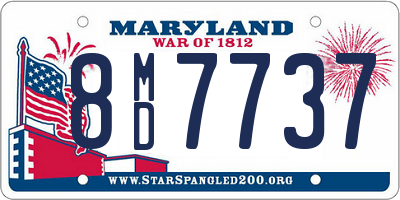 MD license plate 8MD7737