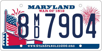 MD license plate 8MD7904