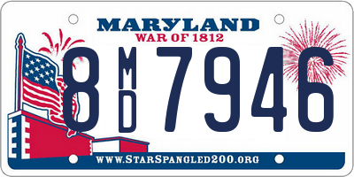 MD license plate 8MD7946