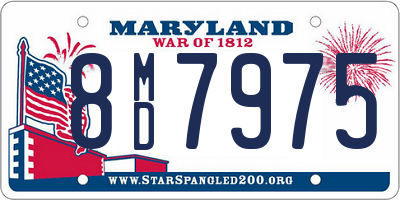 MD license plate 8MD7975