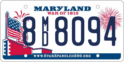 MD license plate 8MD8094