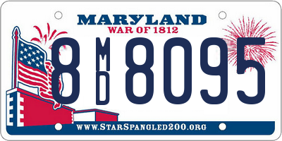 MD license plate 8MD8095