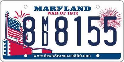 MD license plate 8MD8155