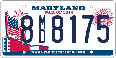MD license plate 8MD8175