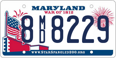 MD license plate 8MD8229