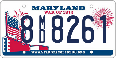 MD license plate 8MD8261