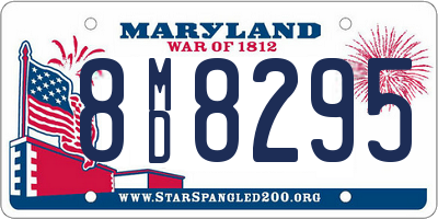 MD license plate 8MD8295