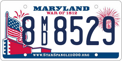 MD license plate 8MD8529