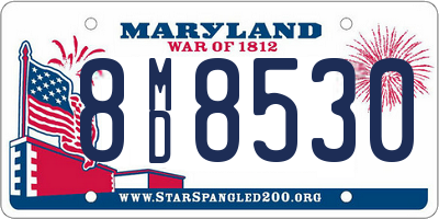 MD license plate 8MD8530