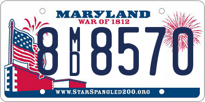 MD license plate 8MD8570