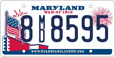 MD license plate 8MD8595