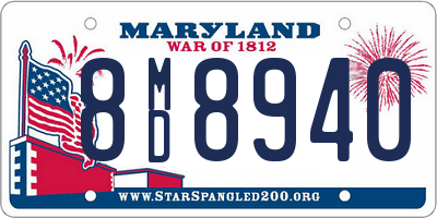 MD license plate 8MD8940