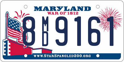 MD license plate 8MD9161