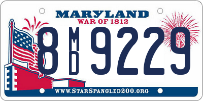 MD license plate 8MD9229