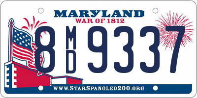 MD license plate 8MD9337