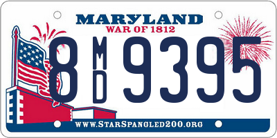 MD license plate 8MD9395